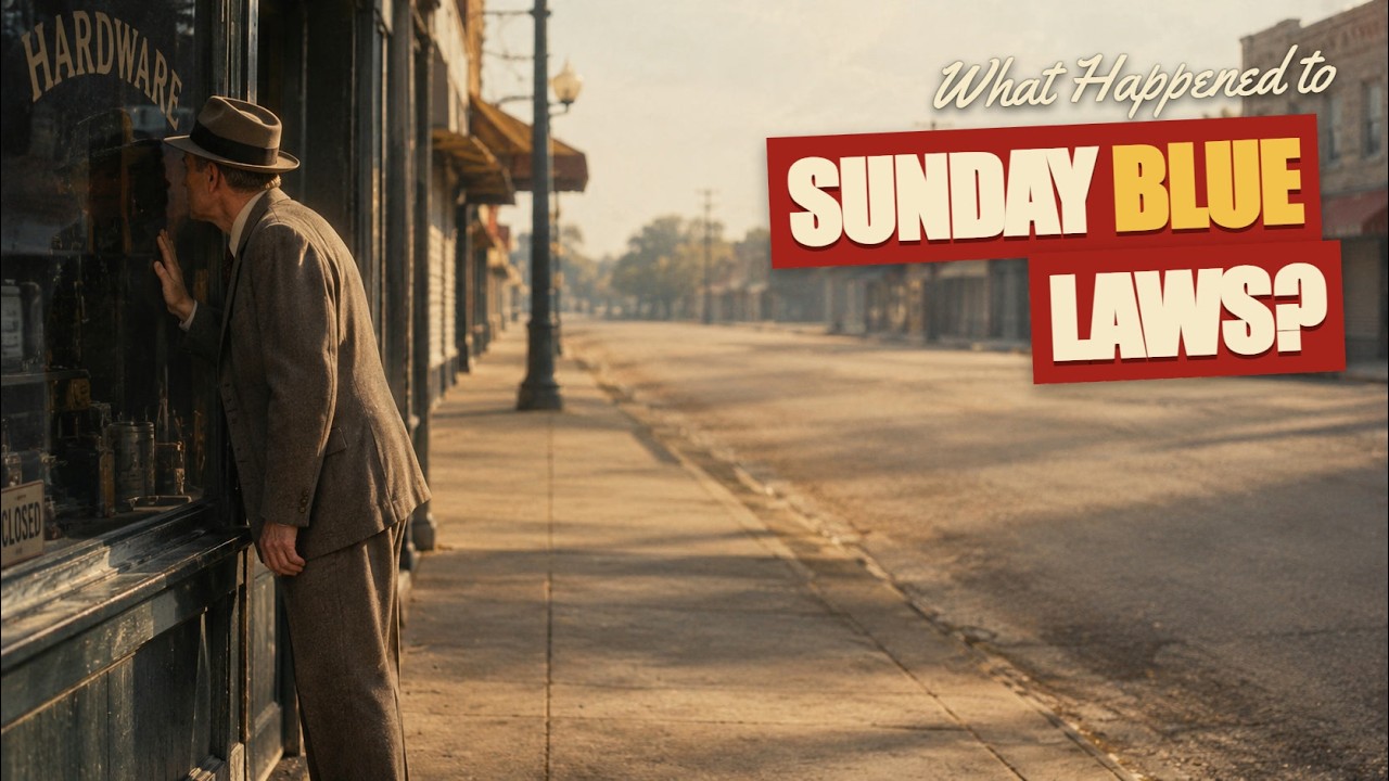 What Happened to Sunday Blue Laws? | When Every Store Downtown Stayed ...