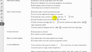 Wordpress Tutorial 17: How To Control Spam Comments In Your Wordpress Blog
