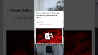 new Exchange zero-day under active exploitation #tech #hacker #technews #cybersecurity