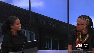Community Conversation: Andrea Douglas with the Jefferson School African American Heritage Center...
