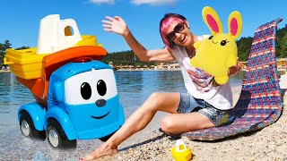 Mommy For Lucky New Toy For Lucky - Leo The Truck Toy. Pretend Play With Toys & Family-Fun Videos.