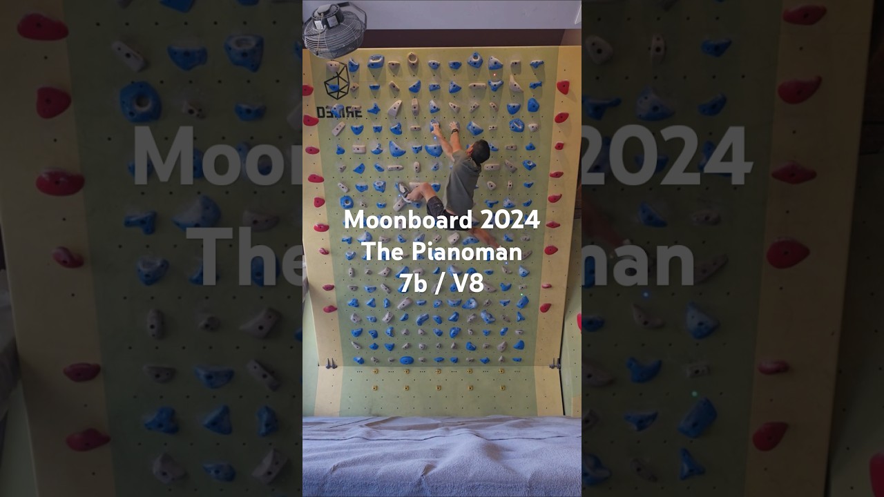 Moonboard Benchmark: The Pianoman (7b / V8)