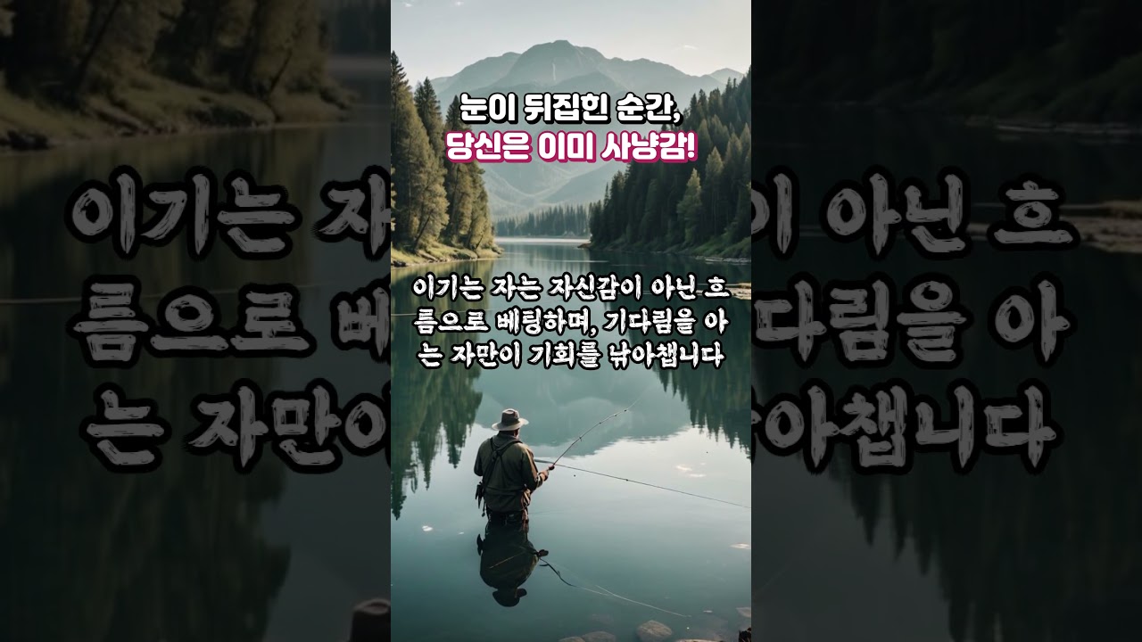 경마! 눈이 뒤집힌 순간? 당신은 이미 사냥감
