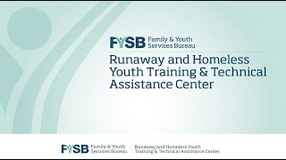 2022 RHY Program Specific Training: Street Outreach Program (SOP)