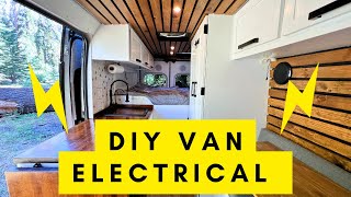 My DIY Camper Van Electrical System (Full Walkthrough)