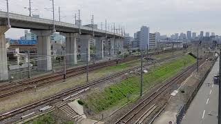 JR神戸線　塚本信号場　特急こうのとり　通過シーン