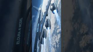 Worlds Largest Futuristic Airplane With 100 Wings 2000 Passengers Ultra Realistic Cinematic 8K