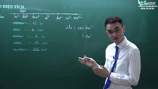 Toán lớp 5 - Đơn vị đo diện tích - thầy Nguyễn Thành Long - Vinastudy.vn