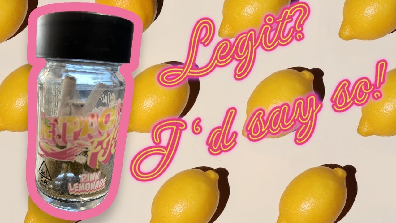 Reviewing JetPack Pre Rolls Strain Pink Lemonade Va. Pop Up Info