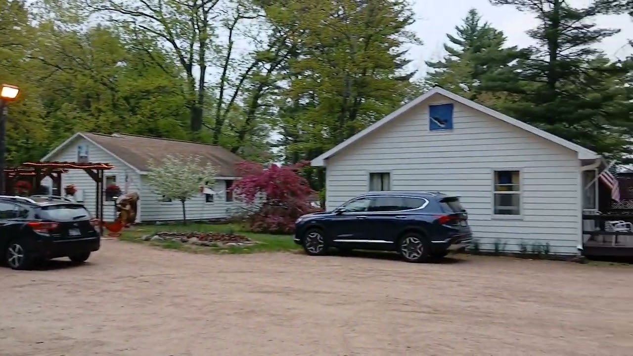 Sun Rise Lodge Land o Lakes Wisconsin   Main Lodge and play area  May 2025