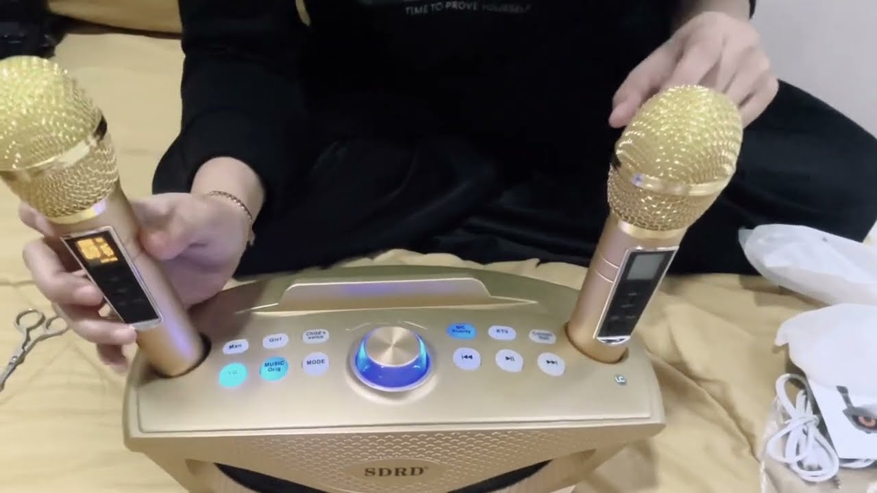 Karaoke Set SDRD SD306 Plus | Small but Powerful - YouTube