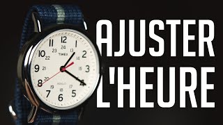 Comment Ajuster l’heure sur une montre Timex Weekender