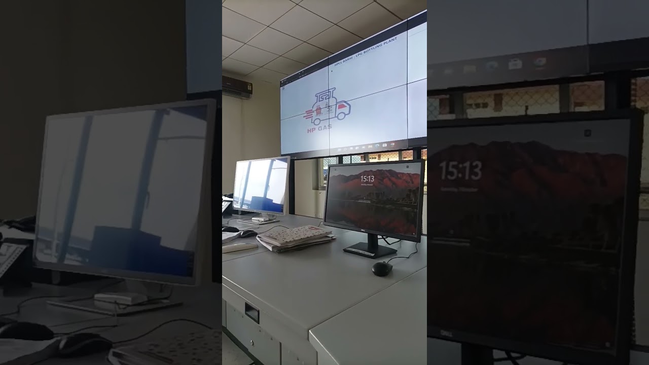 LPG bottling plant control room