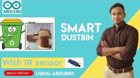 Create smart dustbin |  In just 4 minutes | With Arduino and IR sensor
