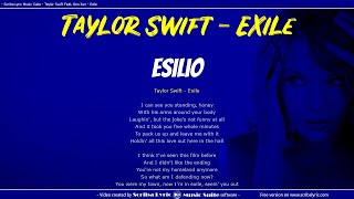 Taylor Swift Feat. Bon Iver - Exile - Traduzione italiano + testo inglese