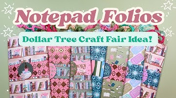 So Many Notepad Folios!  ✨TUTORIAL✨ Use up an entire paper pad!