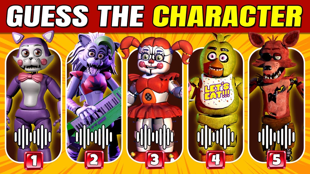 Guess The FNAF Character by Voice - Fnaf Quiz | Five Nights At Freddys ...
