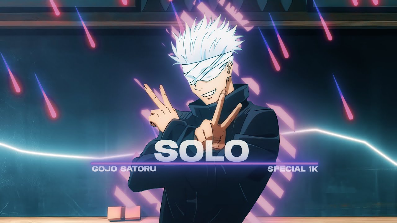 「Jujutsu Kaisen」Satoru Gojo「AMV/EDIT」- Solo 1K Special🎉 - YouTube