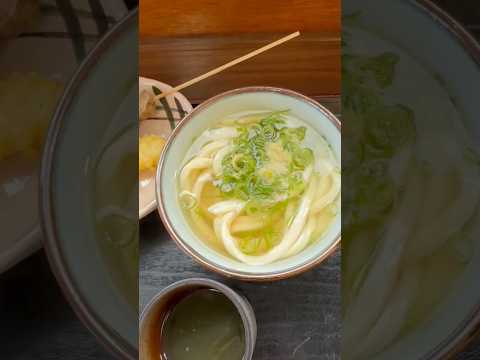 食べログ百名店にも選ばれてる香川県高松市の人気讃岐うどん店『中西うどん』さん、極太麺美味い🤤   #全国美味かったシリーズ #ショート #グルメ #japanesefood