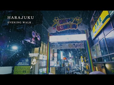 原宿の大雪散歩【4K 東京街歩き】Japan, Tokyo walking tour | Harajuku in the snow