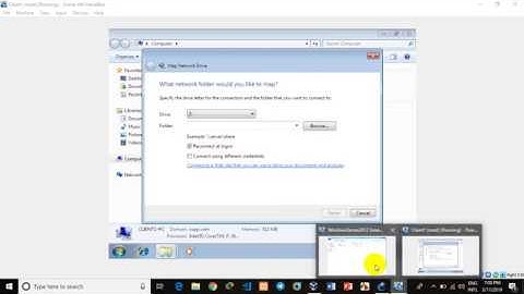 file server & Map Drive configuration in windows server 2012