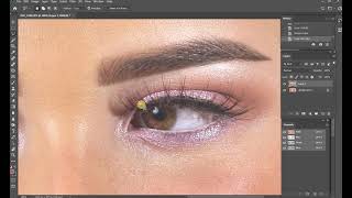 طريقة تعديل الحواجب على الفوتوشوب how to edit eyebrows in photoshop