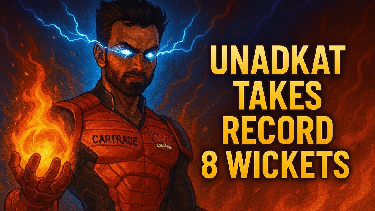 JAYDEV UNADKAT MAKES IPL HISTORY! 8 WICKETS & DOUBLE HATTRICKS vs PBKS ...