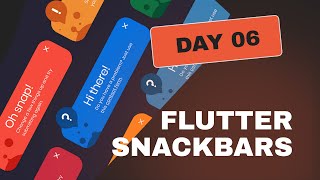 Flutter Dope Snackbar | Show Snackbar | Flutter UI | Day 06🔥