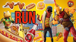 Chicken Wing - Hot Dog & Bologna Run | Chicken Wing Brain Break | Kids Run and Freeze | PhonicsMan screenshot 3