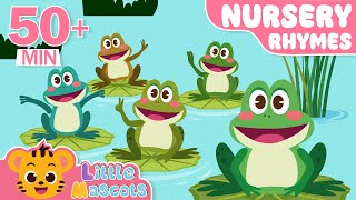 Five Little Speckled Frogs + Dancing Like An Animal + more Little Mascots Nursery Rhymes & Kid Songs