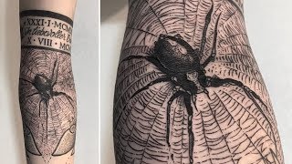 25 Spider Web Tattoo Ideas That Will Catch Your Eye