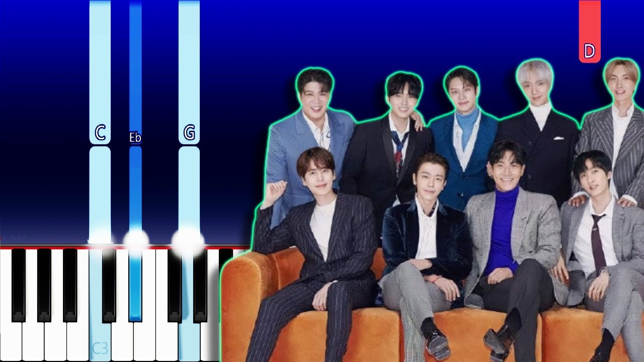 Super Junior - Burn The Floor (Piano Tutorial)