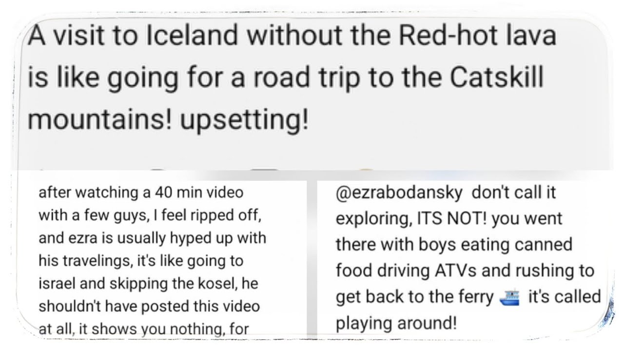 My reaction to negtive feedback (Live)