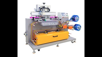 Roll to Roll screen printing machine for printing ribbon/webbing tape