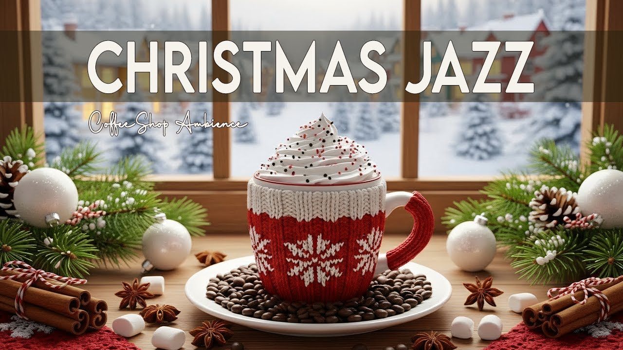 Warm Christmas Cafe Jazz 2026 ☕🎷 Smooth Christmas Bossa Nova Piano Music for Peaceful Holiday Calm
