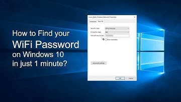 How to find saved WiFi passwords on Windows/10/8.1/8/7/XP PC or Laptop 2020