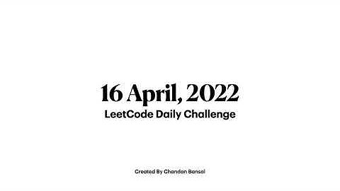 LeetCode Daily Challenge for 16 April, 2022 || Convert BST to Greater Tree