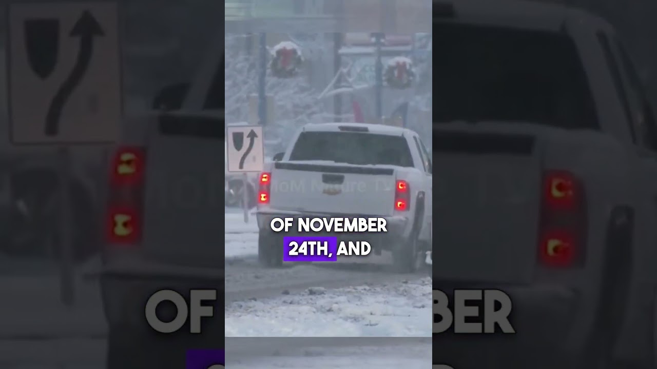 ❄️🚗💥Метель в Канаде! Полный хаос в Калгари, статистика столкновений в Калгари в снежный день.