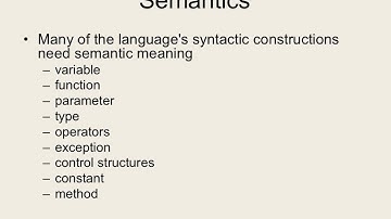 CSE 340 F16: 9-23-16 "Semantics Pt. 2"