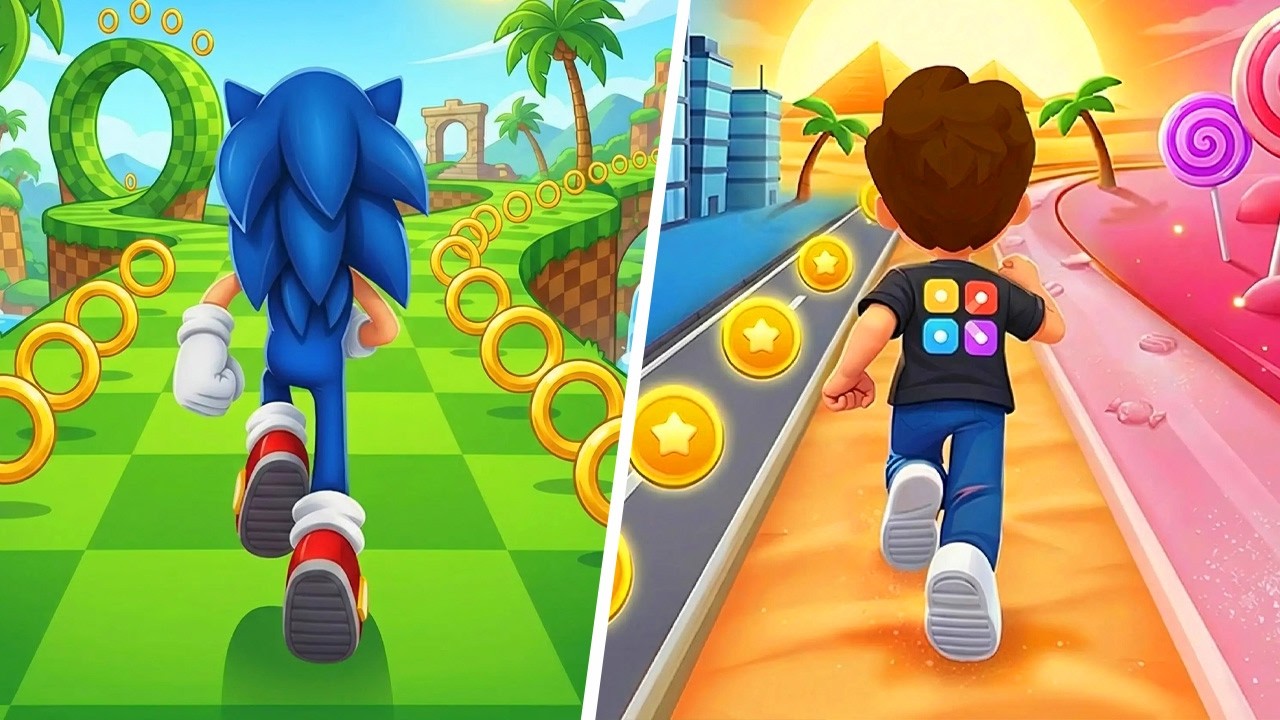 Kooply Run Subway Craft VS Sonic The Hedgehog Subway Surf, Subway Runner Games, Kooply Run Game