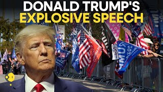 Former US President Donald Trump's Explosive Speech after historic indictment | Trump Arrest news