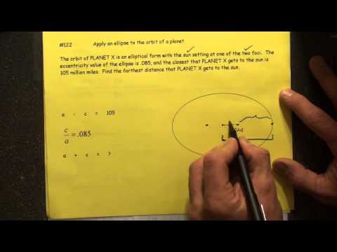 #122 Apply an ellipse to an orbit of a planet