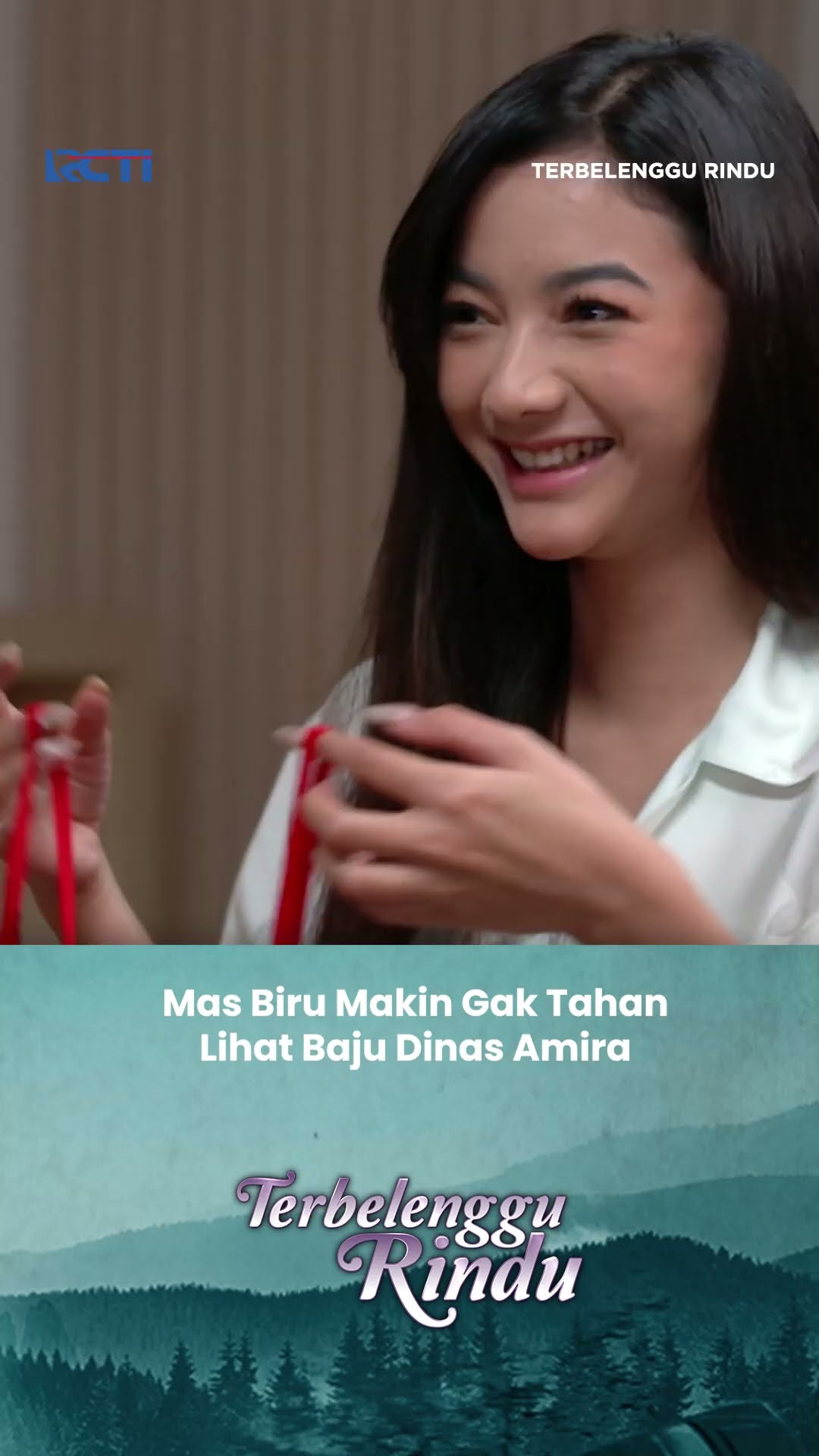 Mas Biru Makin Gak Tahan Lihat Baju Dinas Amira #Shorts #TerbelengguRindu #GlencaChysara