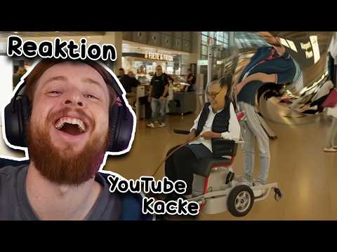 Reaktion auf YOUTUBE KACKE Hamburger Flughafen 😂