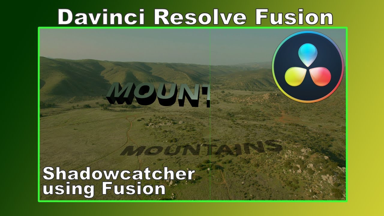 Creating an Actual Shadow catcher - DaVinci Resolve Fusion - YouTube