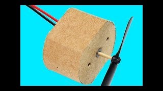 DC Motor, How to Make a DC Motor at Home (Cardboard DC Motor)