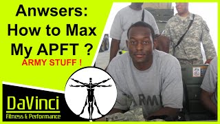 Answers : How To Max My APFT (Army Physical Fitness Test ) ? Tips that helped me max my PT test .