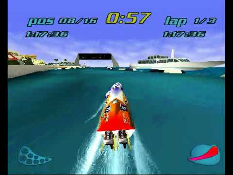 Flying AI Glitch - Rapid Racer (Turbo Prop Racing) PS1