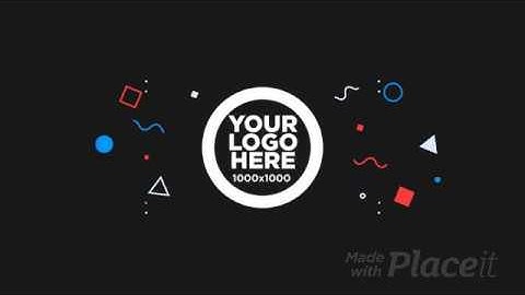 Minimal Intro Maker for a Logo Reveal Featuring Animated Geometric Shapes