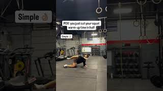 Want to make your squat warm-up more efficient? This hip uprighting drill gets your hips + core